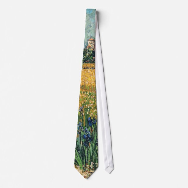 Ansicht von Arles mit Ire Van Gogh Fine Art Krawatte (Vorderseite)