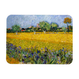 Ansicht von Arles mit Iriss Vincent van Gogh Farbe Magnet