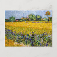 Ansicht von Arles mit Iriss Vincent van Gogh Farbe