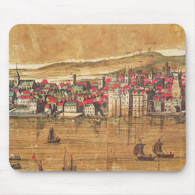 Ansicht von Baynards Schloss Mousepad (Vorne)