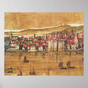 Ansicht von Baynards Schloss Poster