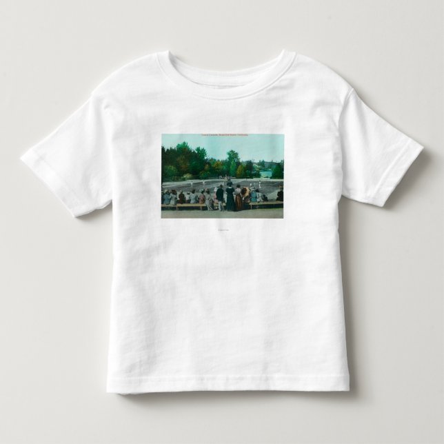 Ansicht von Boden Hotel Del Monte Tennis Kleinkind T-shirt (Vorderseite)