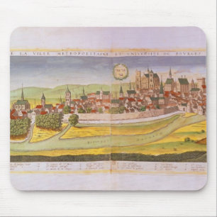 Ansicht von Bourges und von Universität Mousepad