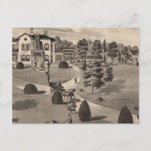 Ansicht von Brattleboro Vermont Postkarte