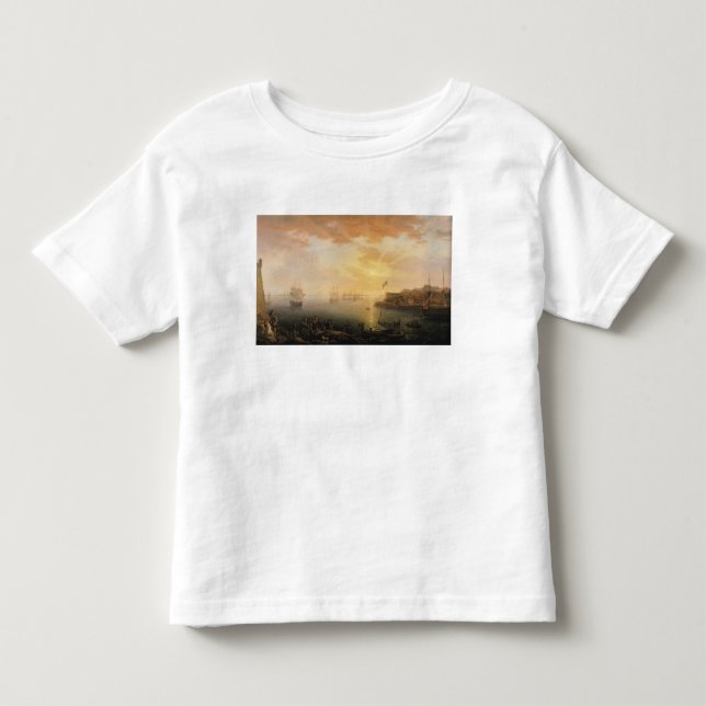 Ansicht von Brest-Hafen, 1796 Kleinkind T-shirt (Vorderseite)