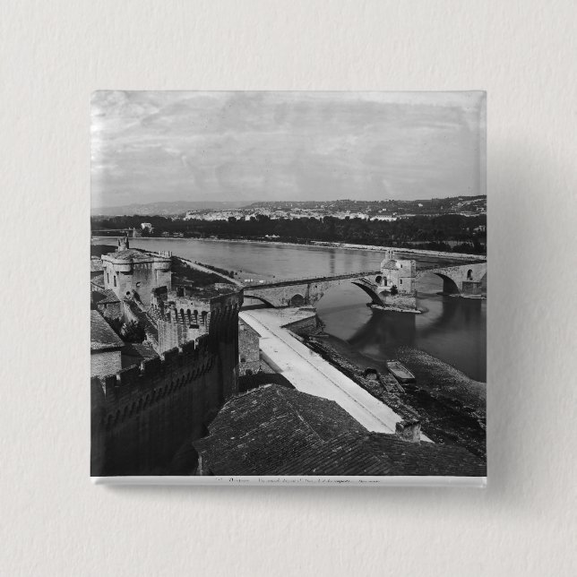 Ansicht von Brücke St. Benezet Button (Vorderseite)