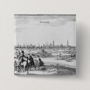 Ansicht von Brügge Button
