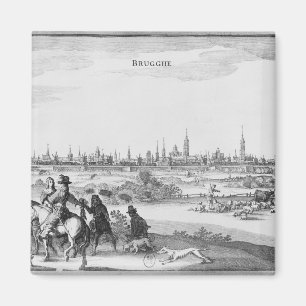 Ansicht von Brügge Magnet