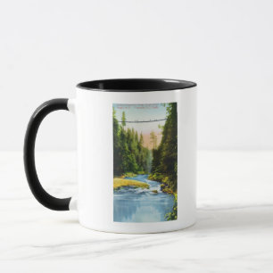 Ansicht von Capilano Hängebrücke # 2 Tasse