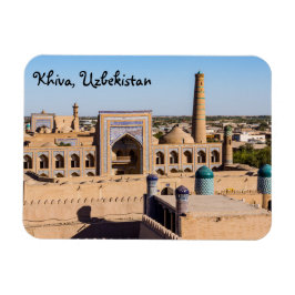 Ansicht von Citadel Kunya-ark - Chiwa, Usbekistan Magnet