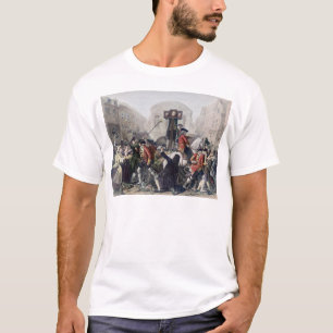 Ansicht von Daniel Defoe im Pillory am Tempel-Bar T-Shirt