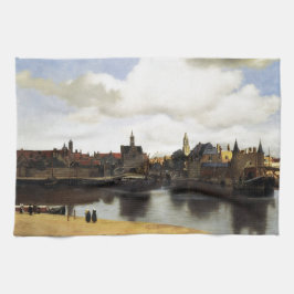 Ansicht von Delft durch Johannes Vermeer Handtuch