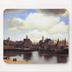Ansicht von Delft Mousepad