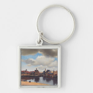 Ansicht von Delft von Johannes Vermeer Schlüsselanhänger