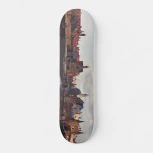 Ansicht von Delft von Johannes Vermeer Skateboard