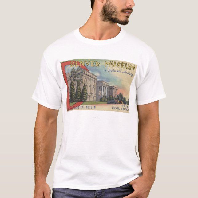 Ansicht von Denver-Museum der Naturgeschichte T-Shirt (Vorderseite)