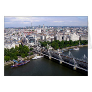 Ansicht von der London Eye Karte