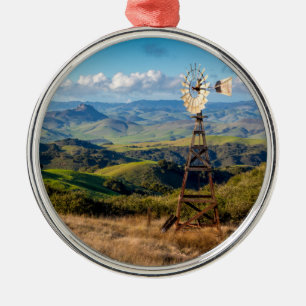 Ansicht von der Spitze der Berge Ornament Aus Metall