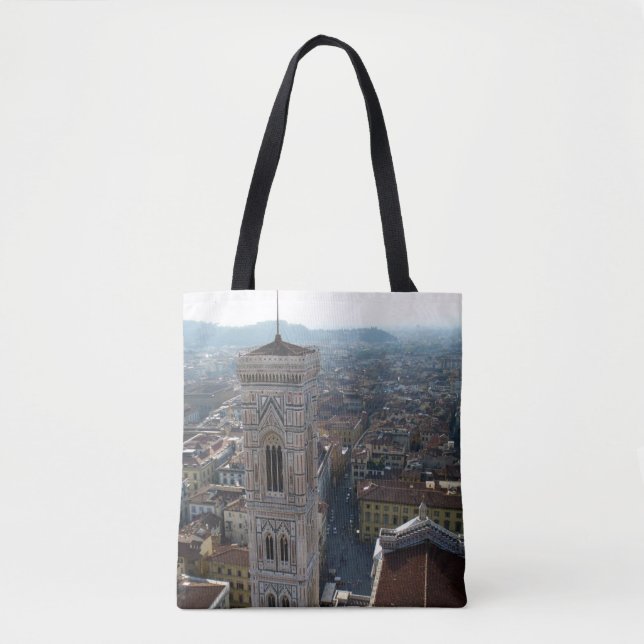 Ansicht von der Spitze des Duomo, Florenz Italien Tasche (Vorderseite)