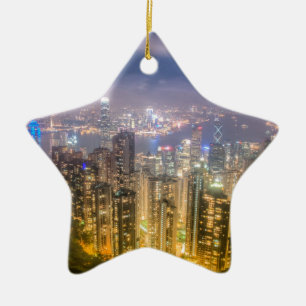 Ansicht von der Spitze, Hong Kong Keramik Ornament