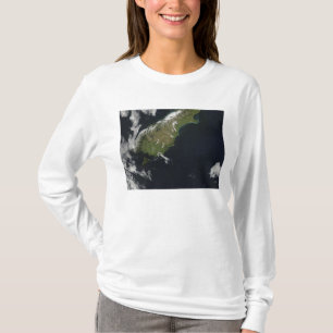 Ansicht von die meisten der Südinsel von T-Shirt
