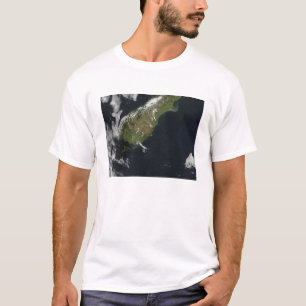 Ansicht von die meisten der Südinsel von T-Shirt