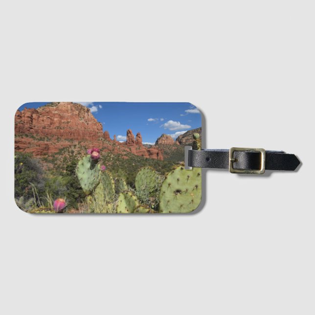 Ansicht von DoppelButtes | Sedona, Arizona Gepäckanhänger (Vorderseite (Horizontal))