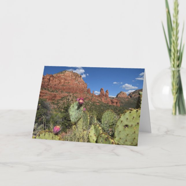 Ansicht von DoppelButtes | Sedona, Arizona Karte (Vorderseite)