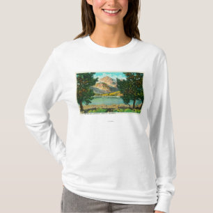 Ansicht von Doppelseen nähern sich Bridgeport T-Shirt