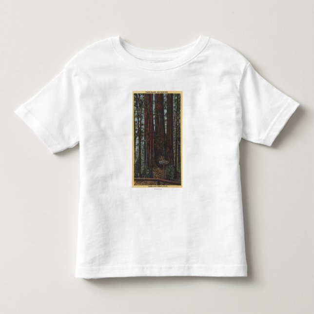 Ansicht von "drei Umgangsformen" am großen Kleinkind T-shirt (Vorderseite)