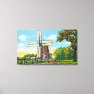 Ansicht von Eastham Windmühle, am ältesten auf Leinwanddruck