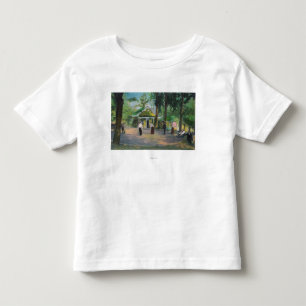Ansicht von ein Krokett GameHarbin Frühlingen, CA Kleinkind T-shirt