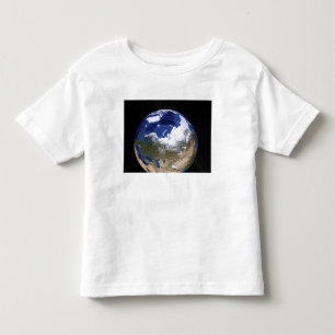 Ansicht von Erde die arktische Region zeigend Kleinkind T-shirt