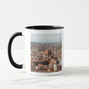 Ansicht von Florenz, Italien von der Spitze Tasse