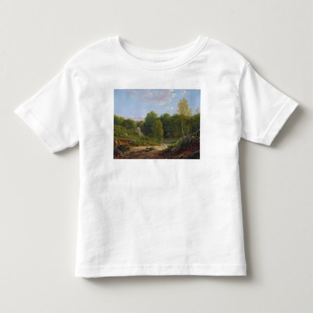Ansicht von Fontainebleau-Wald, 1829 Kleinkind T-shirt (Vorderseite)