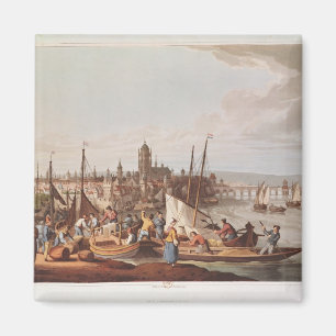 Ansicht von Frankfurt, 1814 Magnet