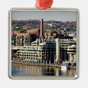 Ansicht von Georgetown und Ufergegend-Washington Ornament Aus Metall