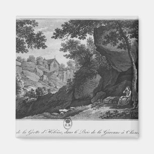 Ansicht von Heloise Grotte das Park La Garenne Magnet