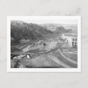 Ansicht von Hot Springs, SD-Foto Postkarte