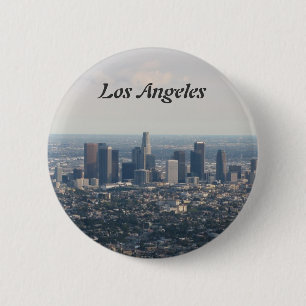 Ansicht von im Stadtzentrum gelegenem Los Angeles Button