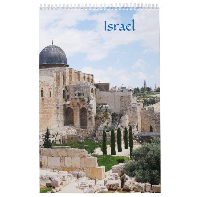 Ansicht von Israel, Kalender 2024 (Titelbild)