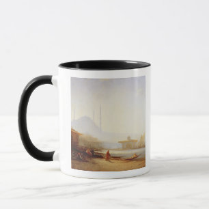 Ansicht von Istanbul, 1864 (Öl auf Leinwand) Tasse