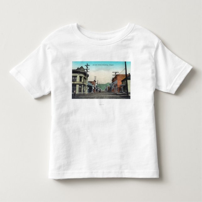 Ansicht von Jackson StreetRoseburg ODER Kleinkind T-shirt (Vorderseite)
