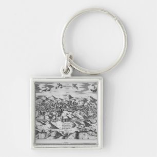 Ansicht von Jerusalem, 1570? Schlüsselanhänger