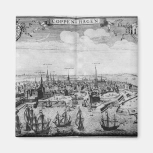 Ansicht von Kopenhagen Magnet