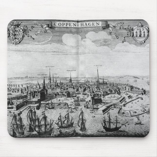 Ansicht von Kopenhagen Mousepad (Vorne)