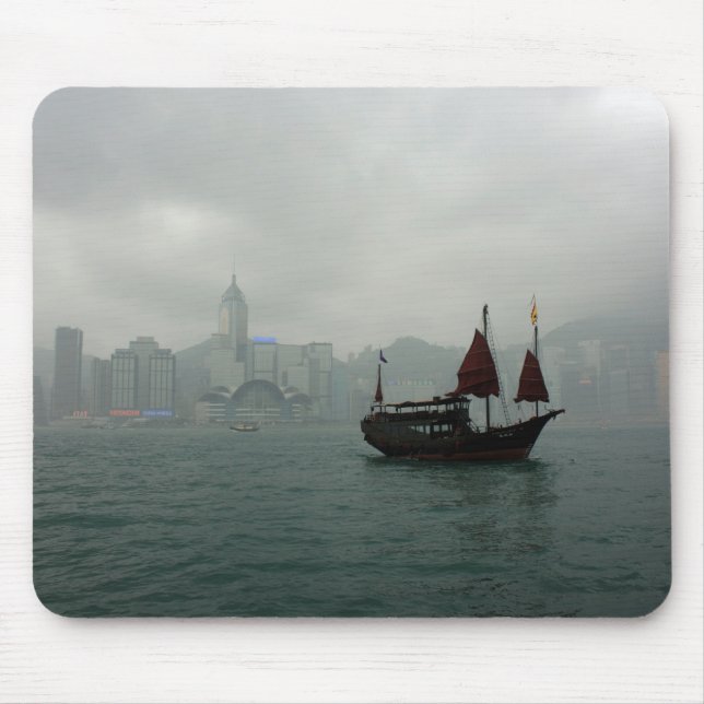 Ansicht von Kowloon in Richtung zu fahlem Chai, Mousepad (Vorne)