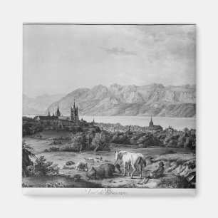Ansicht von Lausanne Magnet