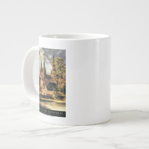 Ansicht von Lichfield Kathedrale Jumbo-Tasse
