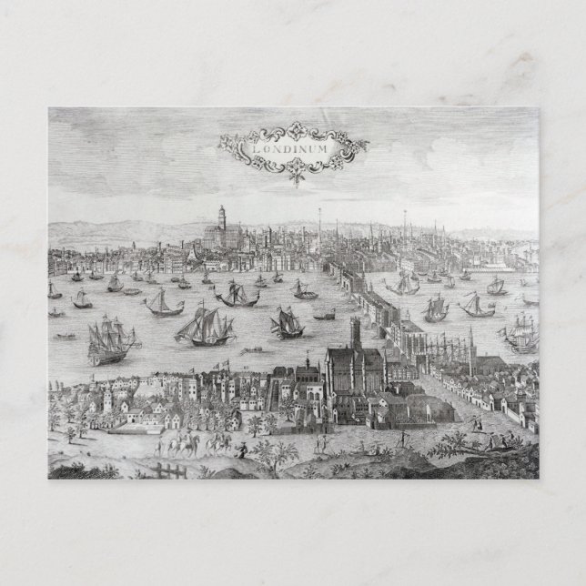 Ansicht von London Postkarte (Vorderseite)